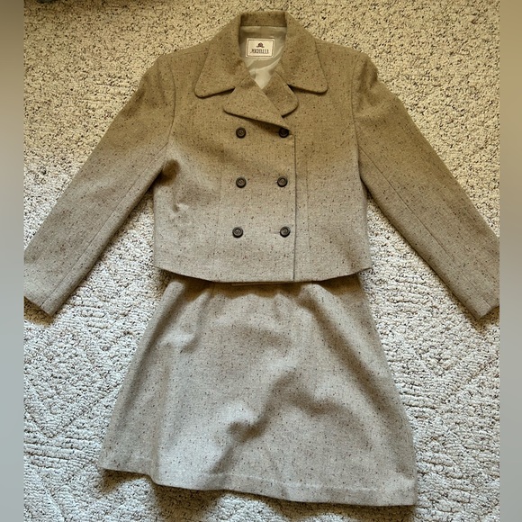 Michele 80%wool Double-Breasted Blazer - Picture 7 of 8